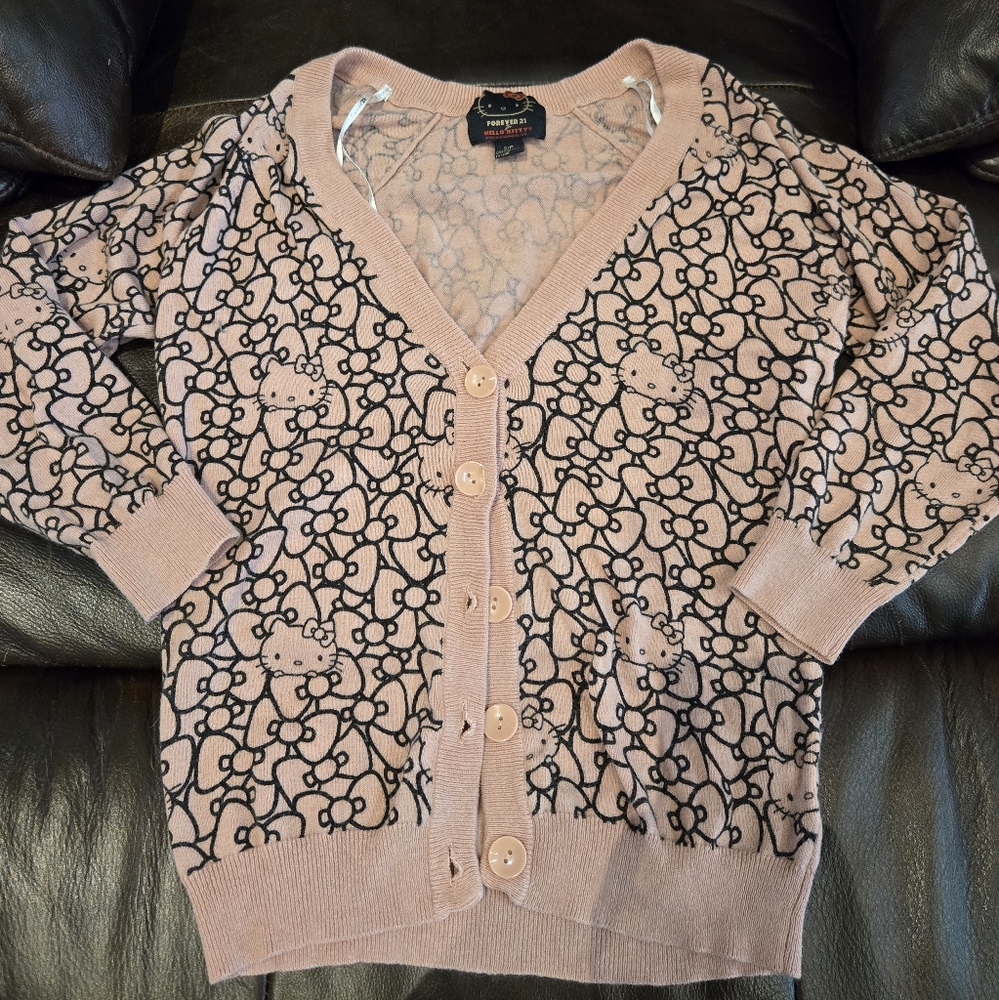 F21 Hello Kitty Cardigan